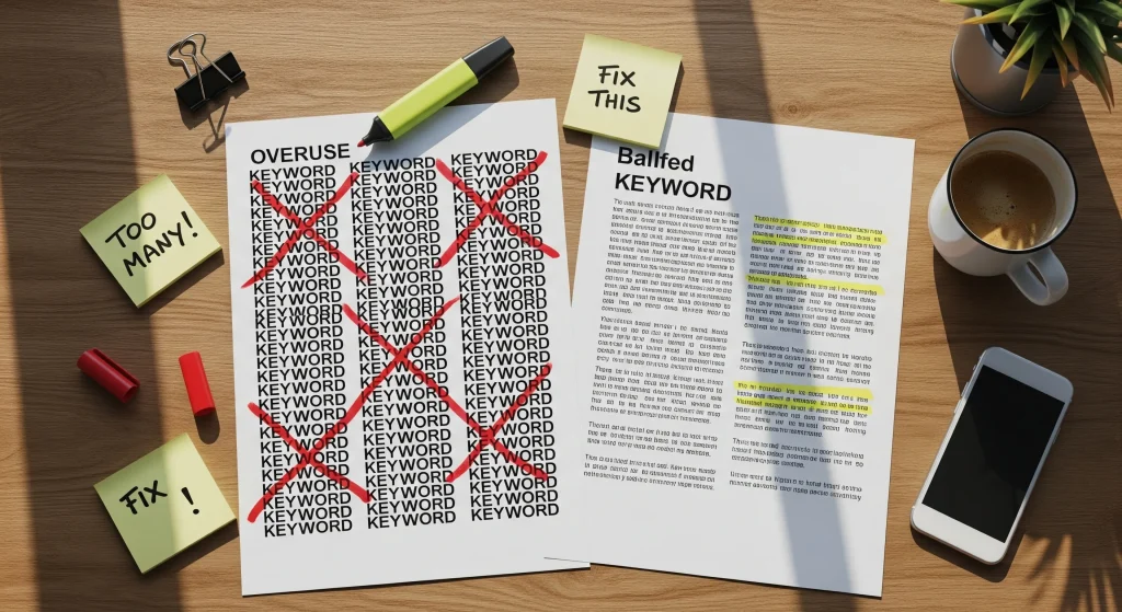 Keyword Stuffing Issues