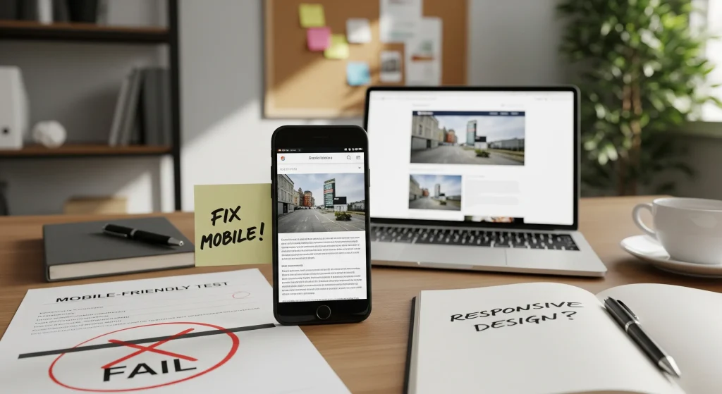 Not Being Mobile-Friendly