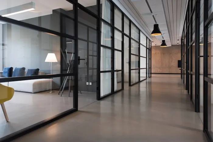 Modern professional office environment