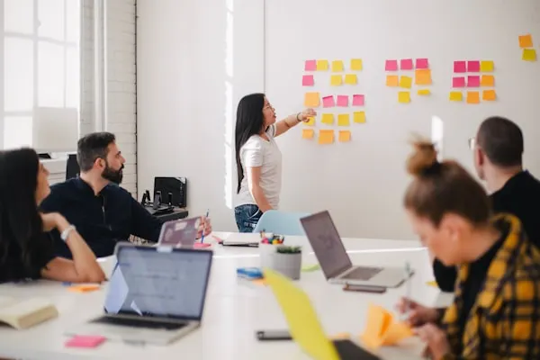 Business growth meeting