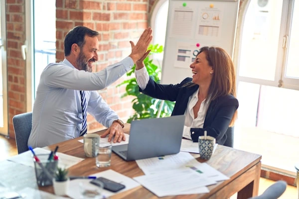 Client campaign review session